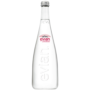 Eau plate - EVIAN - 75cl x12 - verre recyclable