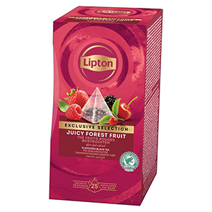 Boite de 25 sachets de thé noir fruits rouges - LIPTON