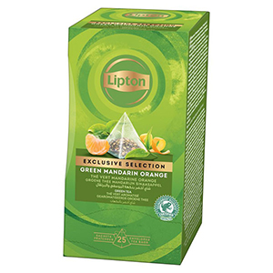 Boite de 30 sachets de thé vert mandarine orange - LIPTON