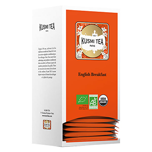 Boite de 25 sachets de thé noir English Breakfast bio - KUSMI TEA