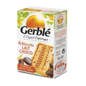 Biscuits lait chocolat - GERBLÉ - 46g x18