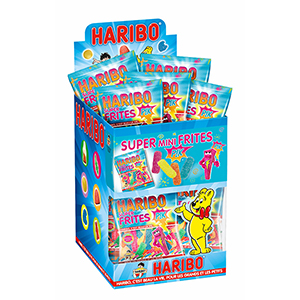 Sachets de super mini frites - HARIBO - 40g x30