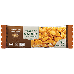 Barres cacahuètes et chocolat bio - TASTE OF NATURE - 40g x16