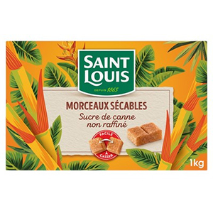 Sucre de canne non raffiné - SAINT LOUIS - 1kg