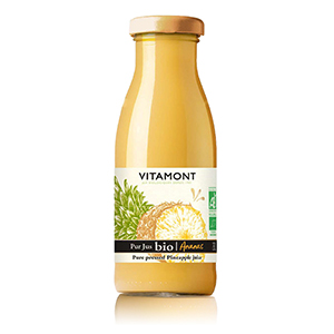 Pur Jus Ananas bio - VITAMONT - 25cl x15