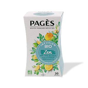Boite de 20 infusions Zen bio - PAGES