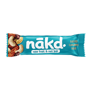 Barres de fruits et caramel salé - NAKD - 35g x18