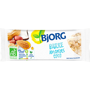 Barres amandes coco bio - BJORG - 25g x30