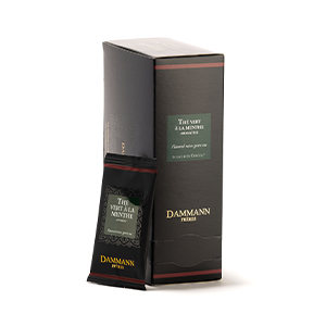 Boite de 24 sachets de thé vert aromatisé à la menthe - DAMMANN