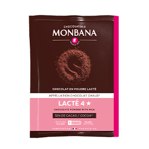 100 sachets chocolat en poudre - MONBANA