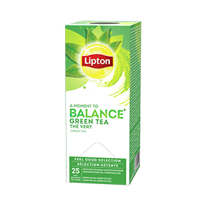 Boite de 25 sachets de thé vert Feel Good Selection - LIPTON