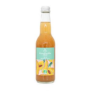 Kombucha pêche - ATIKA - 33cl x12