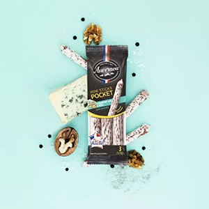 Sachet de 3 mini sticks saucisson roquefort et noix x - 48