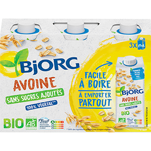 Boisson avoine sans sucres - BJORG - 25cl x 3