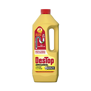 Déboucheur liquide 4 doses - DESTOP - 950 ml