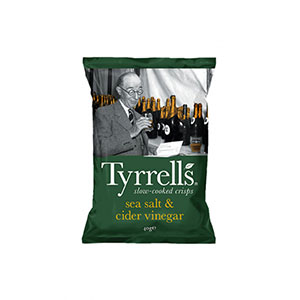 Chips vinaigre et sel - TYRRELLS - 40g x 18 