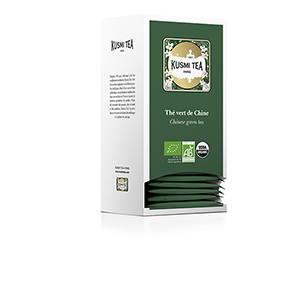 Boite de 25 sachets de thé vert de Chine bio - KUSMI TEA