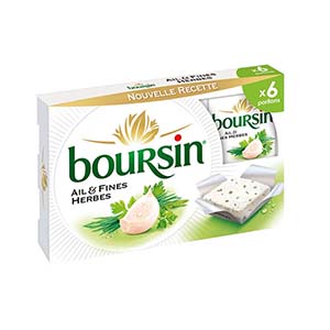 Boursin fromage a tartiner x6 96g