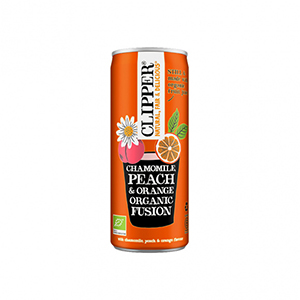 Infusion camomille pêche orange - CLIPPER - 25cl x12
