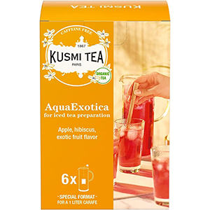 6 thés glacés AquaExotica bio - KUSMI TEA