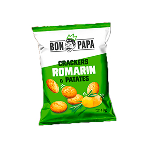 Crackers romarin - BON PAPA - 40g x50
