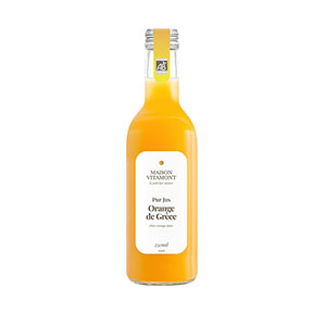 Pur jus d'orange bio - MAISON VITAMONT - 25cl x12