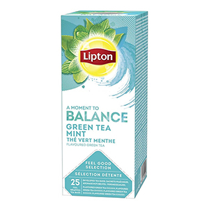 Boite de 25 sachets de thé vert menthe Feel Good - LIPTON