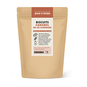 Biscuits caramel sel de Guérande - JAT - 1kg