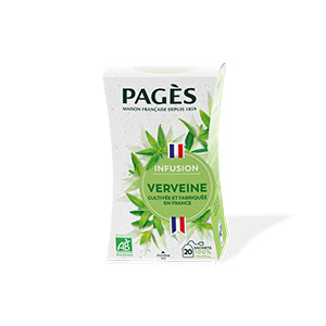 Boite de 20 infusions verveine - PAGES