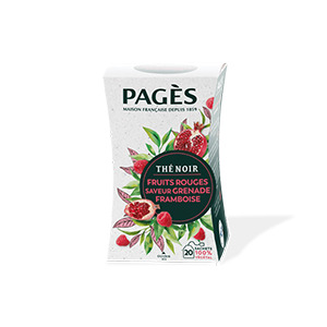 Boite de 20 infusions fruits rouges - PAGES