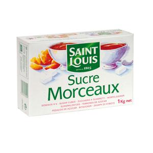 Sucre blanc en morceaux n°4 - SAINT LOUIS - 1kg x5