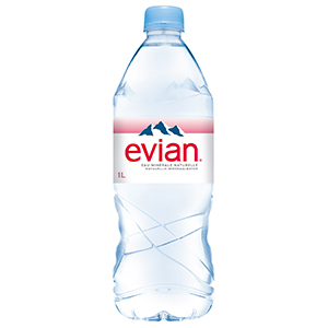 Eau plate - EVIAN - 1L x12 - rPET