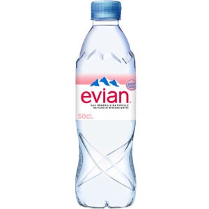 Eau plate - EVIAN - 50cl x24 - rPET