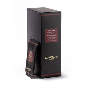 Boite de 24 sachets de thé noir 4 fruits rouges - DAMMANN